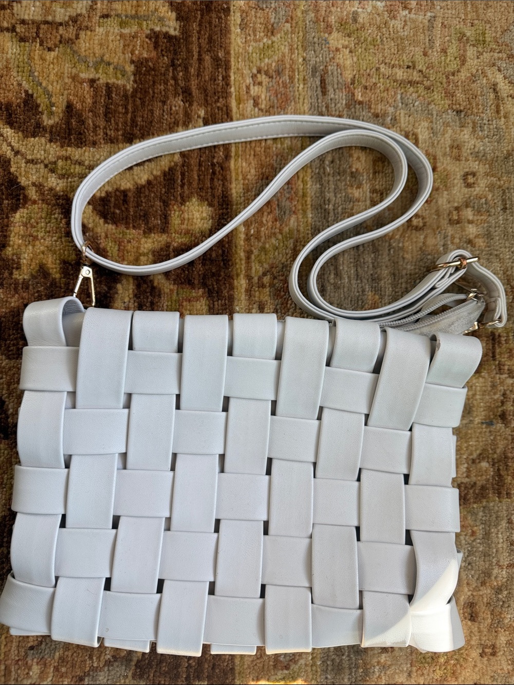Anthropologie Woven Bag in Cream